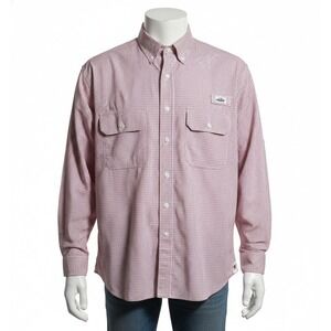 Gorpcore Lite Shirt Men Medium Performance Series Marina Fishing Crab Logo Check